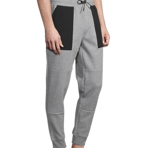 NWT MEN'S POLO‎ RALPH LAUREN WATER REPELLENT HYBRID TECH JOGGER SWEATPANTS GRAY - Picture 1 of 8